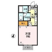 セジュール山田 Cの間取り画像