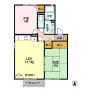グリーンシャトル Cの間取り画像