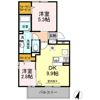 D-room新鳥栖 B棟の間取り画像