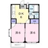 グリーンハイツDの間取り画像