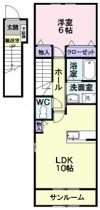 プラシード梅の木の間取り画像