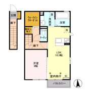 モン シュシュ カツラの間取り画像