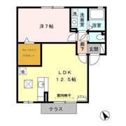 ローリエ A/Bの間取り画像