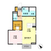 プレジールの間取り画像