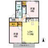 エスポワール大豆 Bの間取り画像