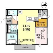 ツインヴィラ増泉 Bの間取り画像