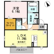 クレール・ヴィラージュⅢの間取り画像
