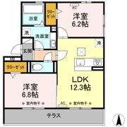 Dーroom新木曽川 Aの間取り画像