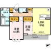 D-roomCⅤの間取り画像