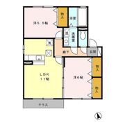 アルシオネ B棟の間取り画像