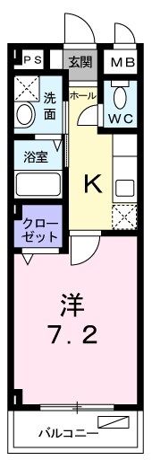 ヌウボー塩小路の間取り画像