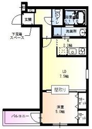 フジパレス田中町Ⅱ番館の間取り画像