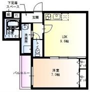 フジパレス田中町Ⅱ番館の間取り画像