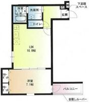 フジパレス田中町Ⅲ番館の間取り画像