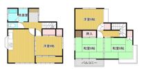 中依知貸家の間取り画像
