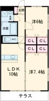 CRECIAの間取り画像