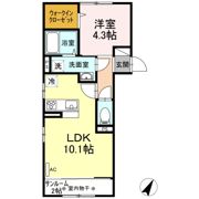 マウント.ナンバ スプリングの間取り画像