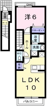 グッチ・アラモードの間取り画像