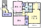 ラ・セゾンⅡの間取り画像