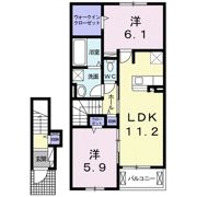 スプリングフィールド Ⅵの間取り画像