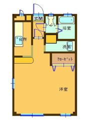 メゾンマジョラムBの間取り画像
