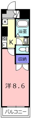 クレセール杉ヶ町の間取り画像