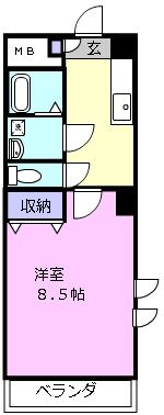 ミ・カーサ キタの間取り画像