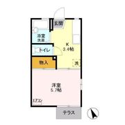 ハイツセイフ Bの間取り画像