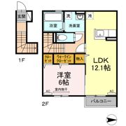 セレーノ岡本 Cの間取り画像