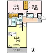 ハピネス江越の間取り画像