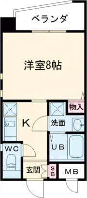 ラディウス Ⅱの間取り画像