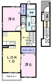 ほくはうすの間取り画像