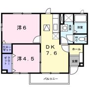 ラフレシールAの間取り画像