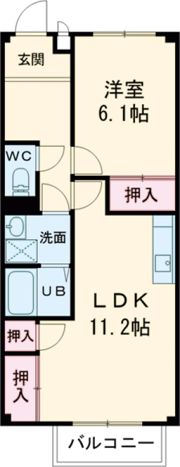 クレストビレッジⅢの間取り画像