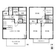リビングタウン長久保 Aの間取り画像