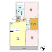 グランデュール55 Bの間取り画像