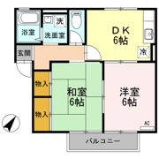 メゾンつつじケ丘 B棟の間取り画像