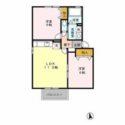 セジュールルピナ A棟の間取り画像