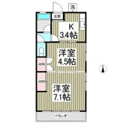 大塚ハイツ2号棟の間取り画像