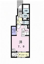 フォルチュンヌⅢの間取り画像