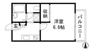 ウイング相生旭の間取り画像