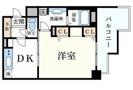 プレジール三ノ宮の間取り画像