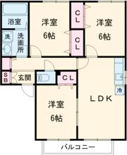 アドバンテイジ三潴の間取り画像
