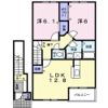 メゾン アグレアブル Aの間取り画像