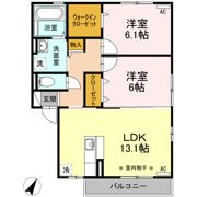 カンパーレ Mの間取り画像
