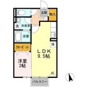 フォンターナ伏石 B棟の間取り画像