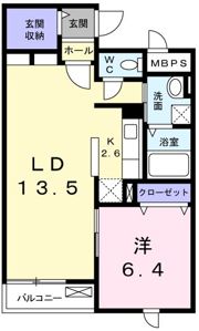 メゾン ソレイユⅠの間取り画像