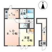 ハニービートルの間取り画像