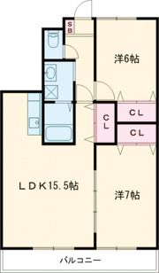 アヴァンス八幡の間取り画像