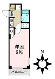 ハイツ天王の間取り画像